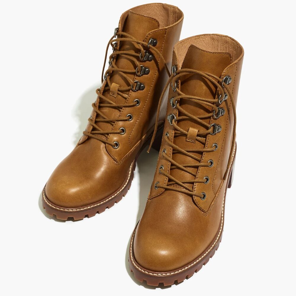 Madewell Julien Lace Up Boot | Size 8